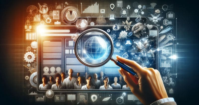 Examine website and data points Examine website and data points